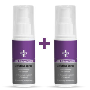HFL Solution Spray - Cosmetische verzorging bij kalknagels en gevoelige huid - 2 stuks